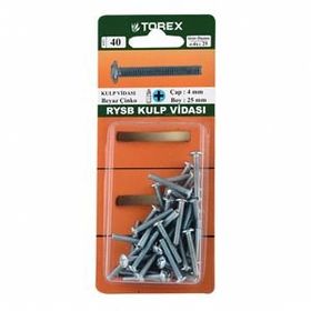 Torex 4x25 mm Rysb Kulp Vidası