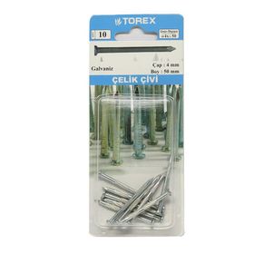Torex 4x50 6 Adet Galvanız Celik Çivi
