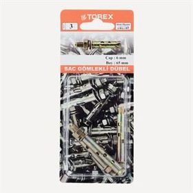 Torex 6x65 mm Sac Gömlekli Dübel