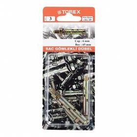 Torex 6x65 mm Sac Gömlekli Dübel