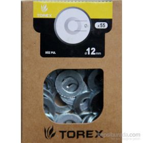 Torex DIN-125 M12 12 mm 55 Adet Düz Pul