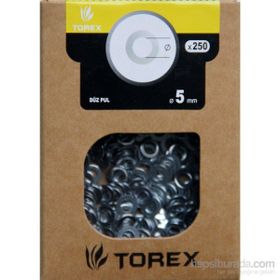 Torex DIN-125 M5 5 mm 250 Adet Düz Pul