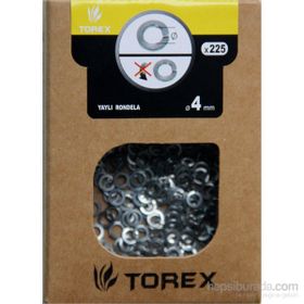 Torex DIN-127 M4 225 Adet 4 mm Yaylı Rondela