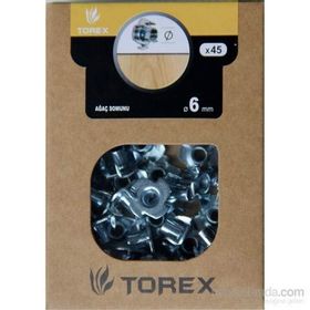 Torex DIN-306 M6 45 Adet 6 mm Ağaç Somunu