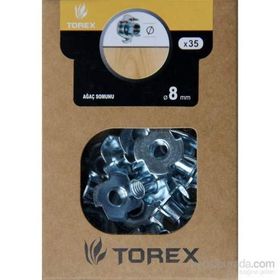Torex DIN-306 M8 35 Adet 8 mm Ağaç Somunu