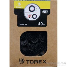 Torex DIN-6798 M10 10 mm 120 Adet Tırtıllı Pul