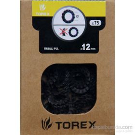 Torex DIN-6798 M12 12 mm 75 Adet Tırtıllı Pul