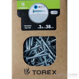 Torex DIN-7504P 125 Adet 3,9x38 mm Matkap Uçlu Vida