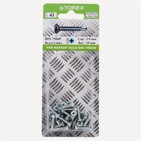 Torex DIN 7504P 3.9x19 mm Yhb Matkap Uçlu Sac Vidası