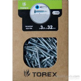 Torex DIN 7504P 3.9x32 mm 150li Matkap Uçlu YHB Vida