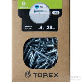 Torex DIN 7504P 4.8x38 mm 65li Matkap Uçlu YHB Vida