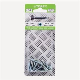 Torex DIN 7504P YHB 4.2x22 mm Matkap Uçlu Vida