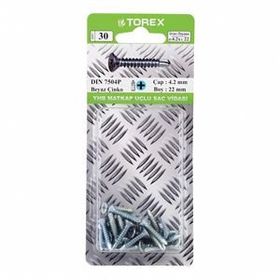 Torex DIN 7504P YHB 4.2x22 mm Matkap Uçlu Vida