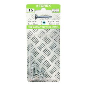 Torex DIN 7504P YHB 4.2x25 mm Matkap Uçlu Vida