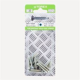 Torex DIN 7504P YHB 4.2x32 mm Matkap Uçlu Vida