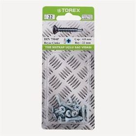 Torex DIN 7504P YHB 4.8x22 mm Matkap Uçlu Vida