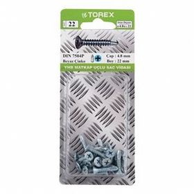 Torex DIN 7504P YHB 4.8x22 mm Matkap Uçlu Vida