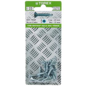 Torex DIN 7504P YHB 4.8x22 mm Matkap Uçlu Vida