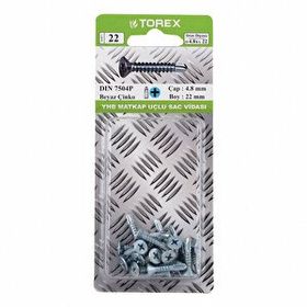 Torex DIN 7504P YHB 4.8x22 mm Matkap Uçlu Vida