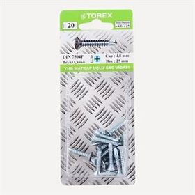 Torex DIN 7504P YHB 4.8x25 mm Matkap Uçlu Vida