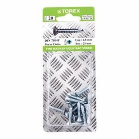 Torex DIN 7504P YHB 4.8x25 mm Matkap Uçlu Vida