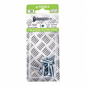 Torex DIN 7504P YHB 4.8x25 mm Matkap Uçlu Vida