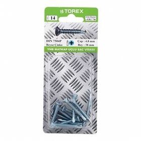 Torex DIN 7504P YHB 4.8x38 mm Matkap Uçlu Vida