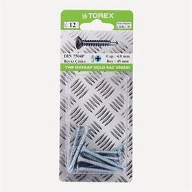 Torex DIN 7504P YHB 4.8x45 mm Matkap Uçlu Vida