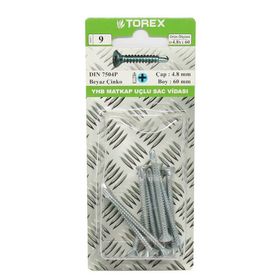 Torex DIN 7504P YHB 4.8x60 mm Matkap Uçlu Vida