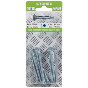 Torex DIN 7504P YHB 4.8x70 mm Matkap Uçlu Vida