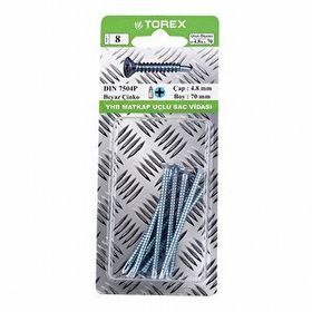 Torex DIN 7504P YHB 4.8x70 mm Matkap Uçlu Vida