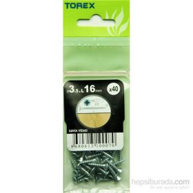 Torex DIN 7505 3.5x16 mm 40lı Sunta Vidası