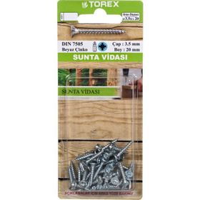 Torex Dın 7505 3.5x20 mm Sunta Vidası