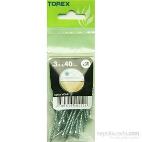Torex DIN 7505 3.5x40 mm 30lu Sunta Vidası