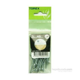 Torex DIN 7505 3.5x40 mm 30lu Sunta Vidası