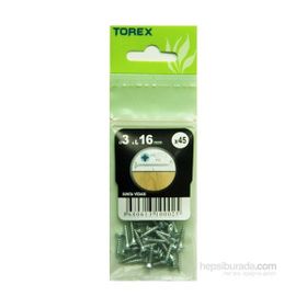 Torex DIN 7505 3x16 mm 45li Sunta Vidası