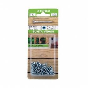 Torex DIN 7505 3x20 mm Sunta Vidası