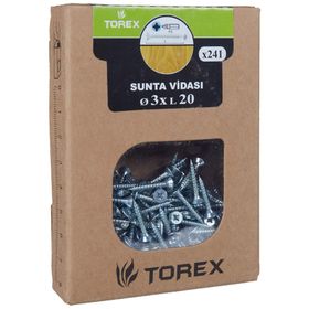Torex DIN 7505 3x20 mm Sunta Vidası