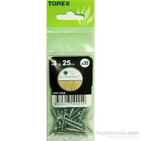 Torex DIN 7505 3x25 mm 35li Sunta Vidası