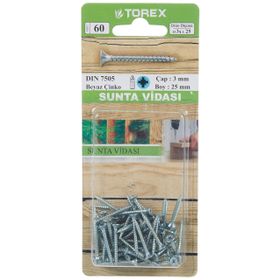 Torex DIN 7505 3x25 mm Sunta Vidası