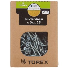 Torex DIN 7505 3x25 mm Sunta Vidası
