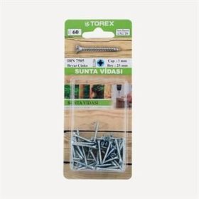 Torex DIN 7505 3x25 mm Sunta Vidası