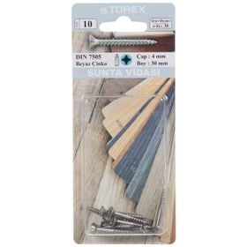 Torex DIN 7505 4 mm 4x30 mm Sunta Vidası