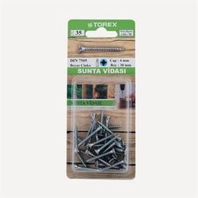 Torex DIN 7505 4 mm 4x30 mm Sunta Vidası