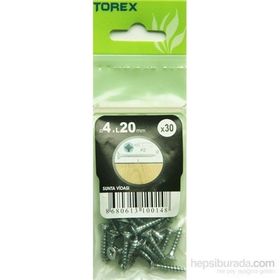 Torex DIN 7505 4x20 mm 30lu Sunta Vidası
