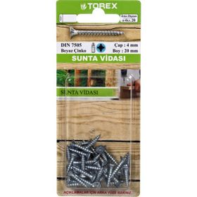 Torex DIN 7505 4X20 mm Sunta Vidası