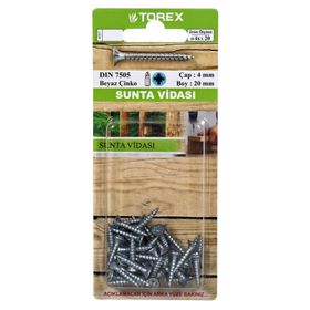 Torex DIN 7505 4X20 mm Sunta Vidası