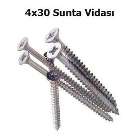 Torex DIN 7505 4x30 mm 25li Sunta Vidası