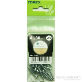 Torex DIN 7505 4x30 mm 25li Sunta Vidası