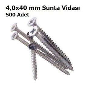 Torex DIN 7505 4x40 mm 20li Sunta Vidası